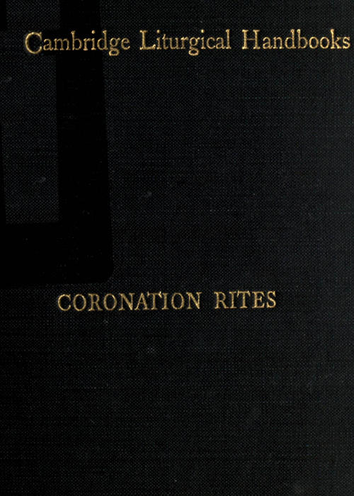 Coronation Rites