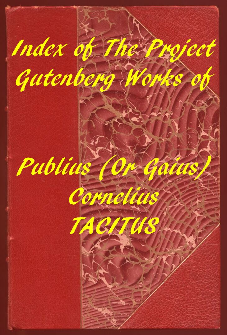 Cornelius Tacitus'un Proje Gutenberg Eserlerinin İndeksi