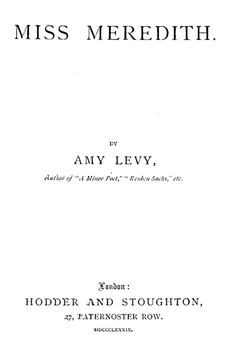 title page