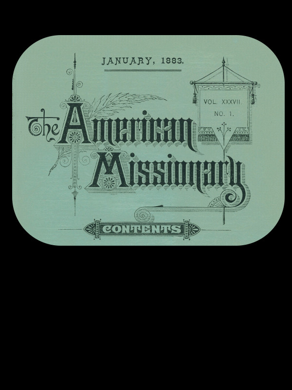 The American Missionary — Volume 37, No. 1, January, 1883