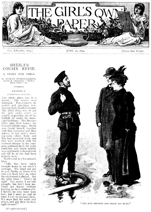 Kızın Kendi Gazetesi, Cilt XX, No. 1015, 10 Haziran 1899