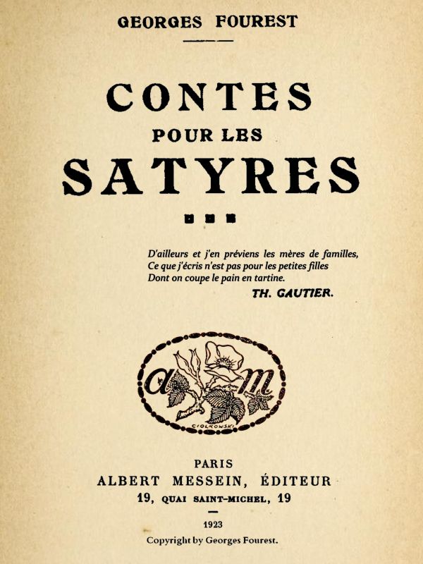 Contes pour les satyres