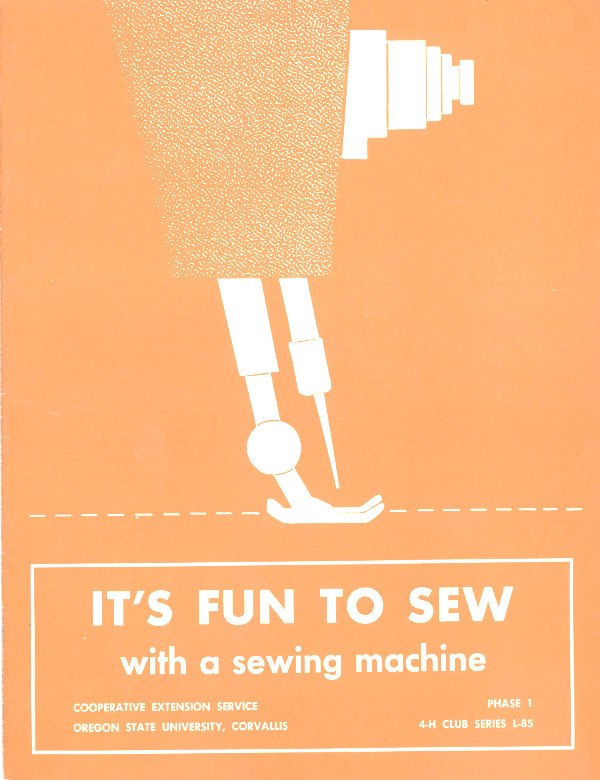 It's Fun to Sew with a Sewing Machine