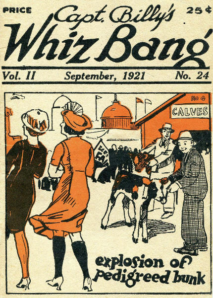 Captain Billy's Whiz Bang, Vol. 2, No. 24, September, 1921&#10;America's Magazine of Wit, Humor and Filosophy