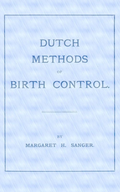 Dutch Methods of Birth Control