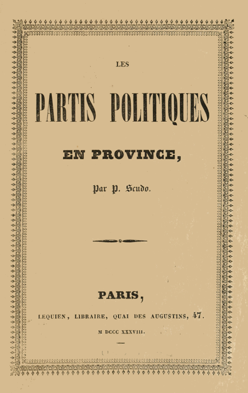 Les partis politiques en Province