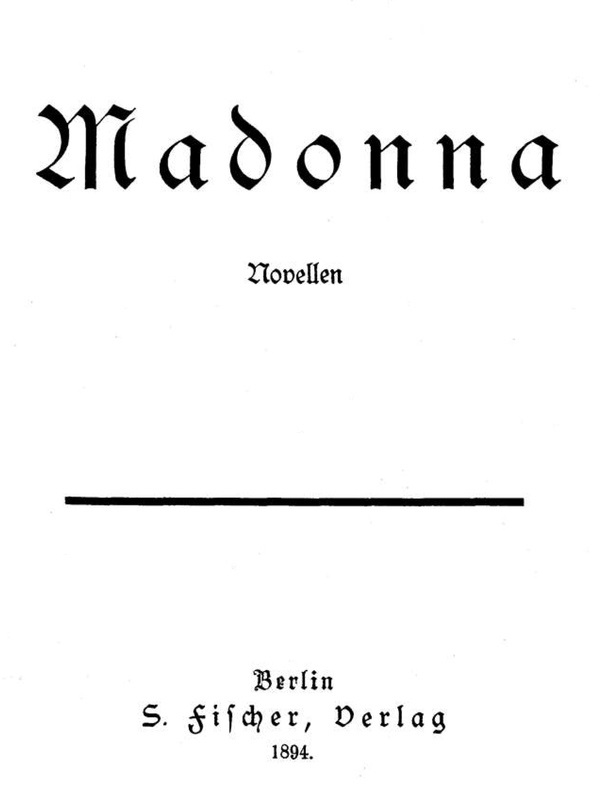 Madonna: Novellen