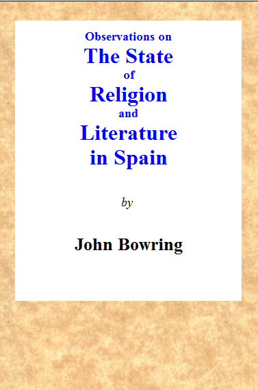 Observations on the State of Religion and Literature in Spain