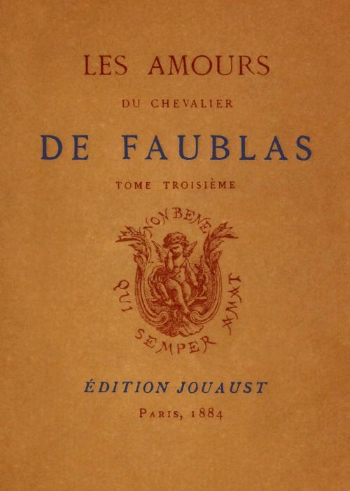 Les amours du chevalier de Faublas, tome 3/5