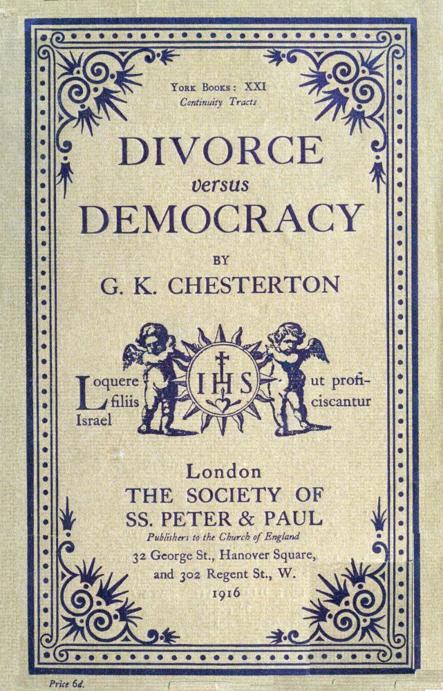 Divorce versus Democracy