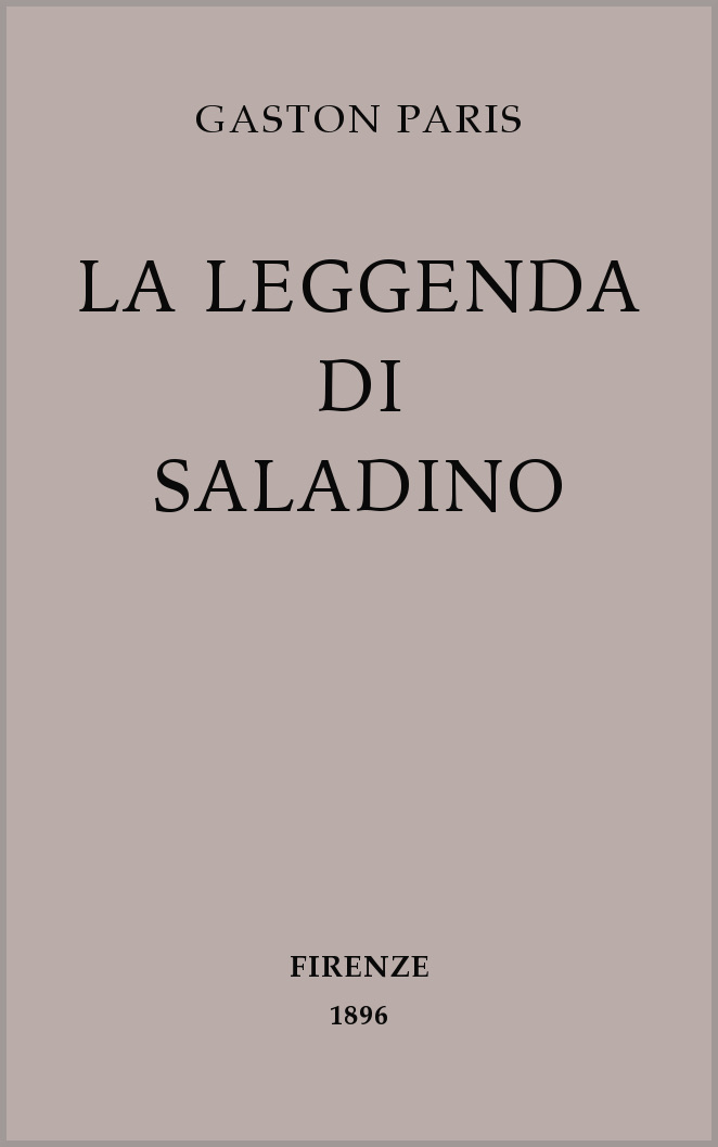 La leggenda di Saladino