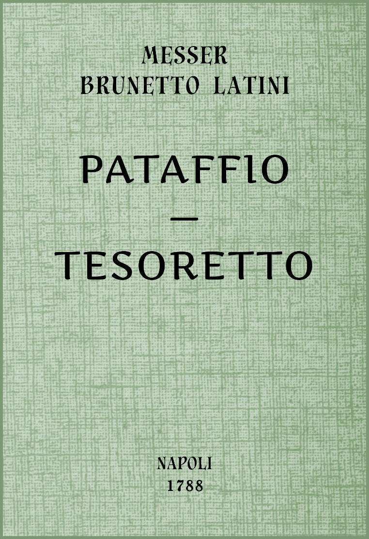 Pataffio - Tesoretto