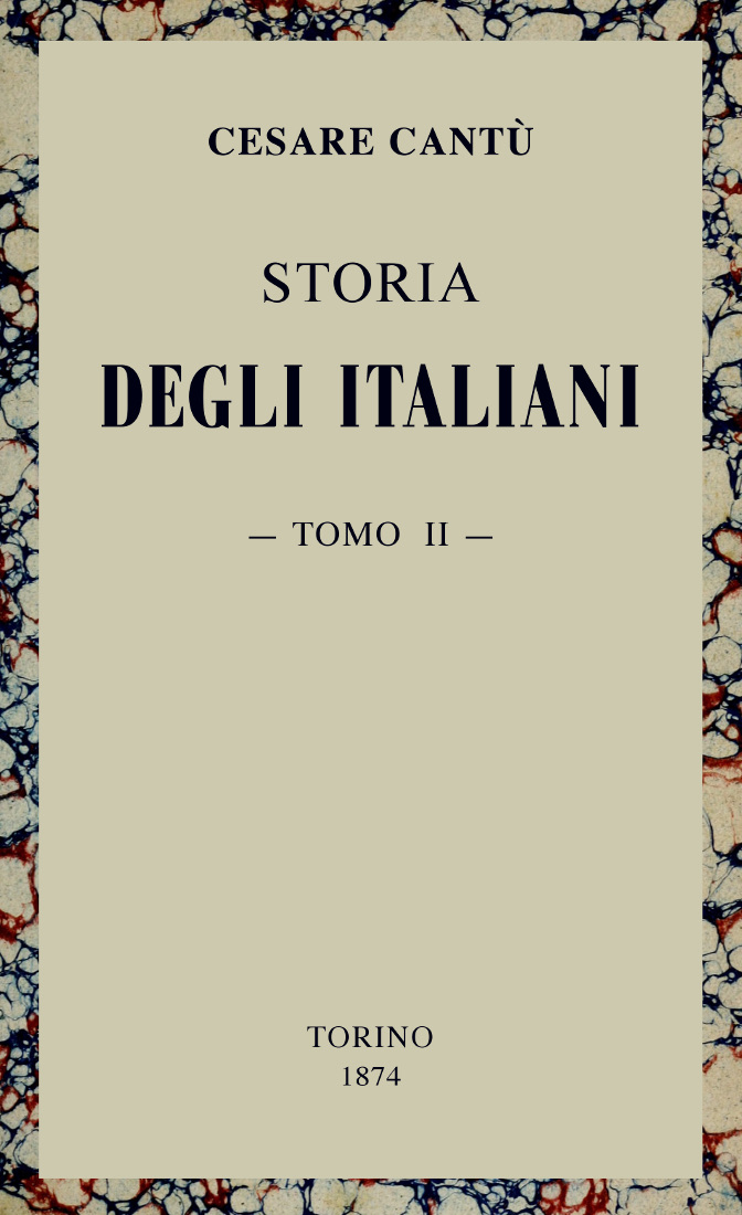 Storia degli Italiani, vol. 02 (di 15)