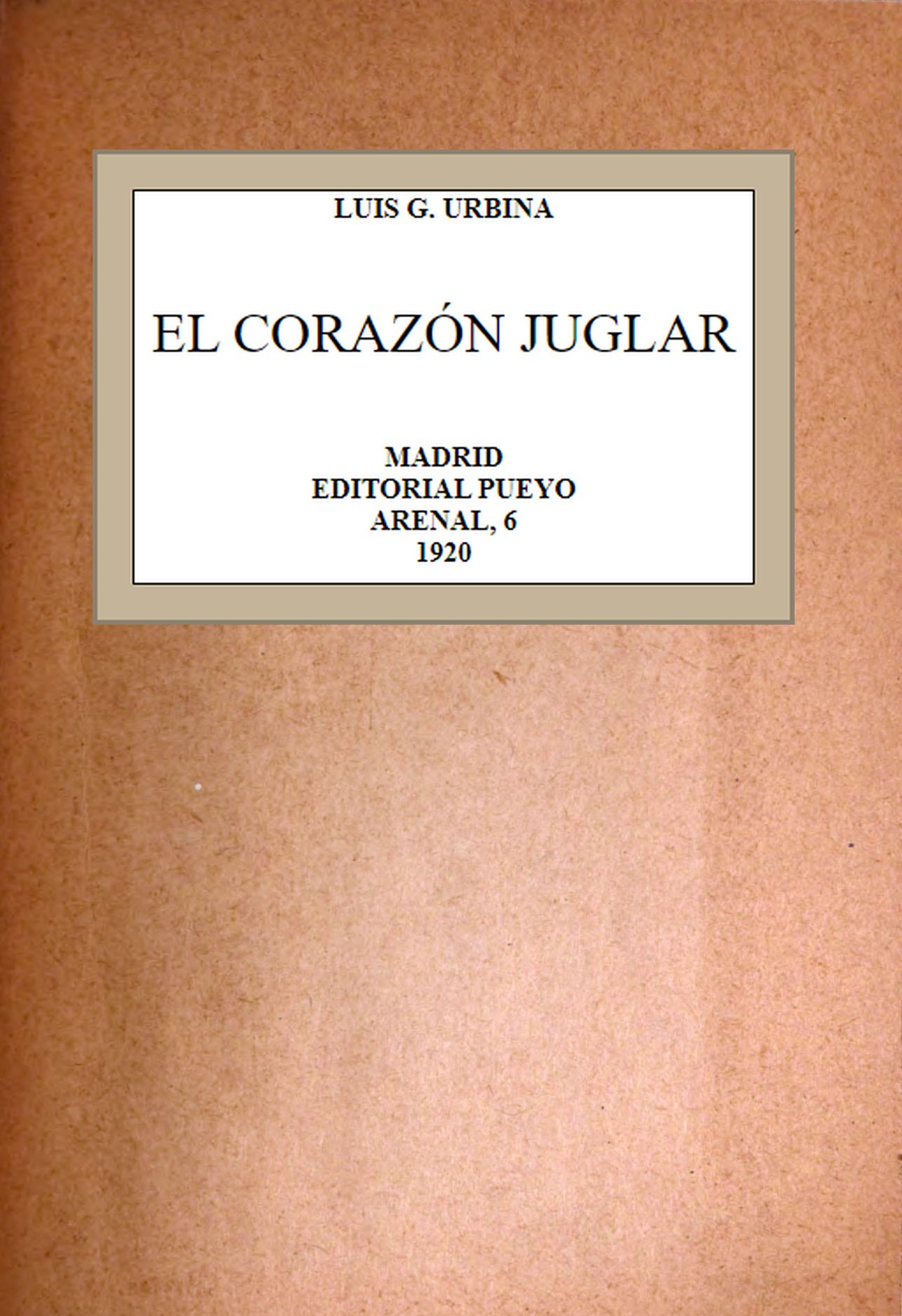 El corazón juglar