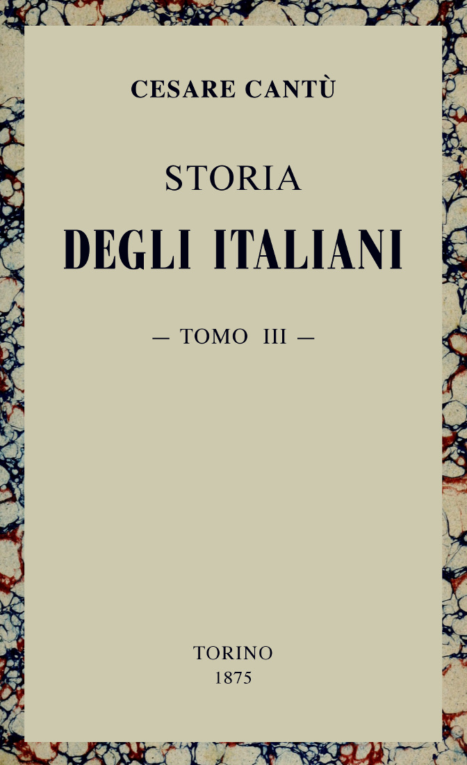 Storia degli Italiani, vol. 03 (di 15)