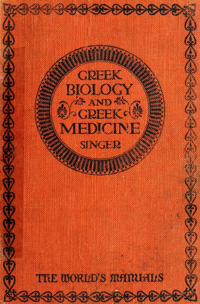 Greek Biology & Greek Medicine