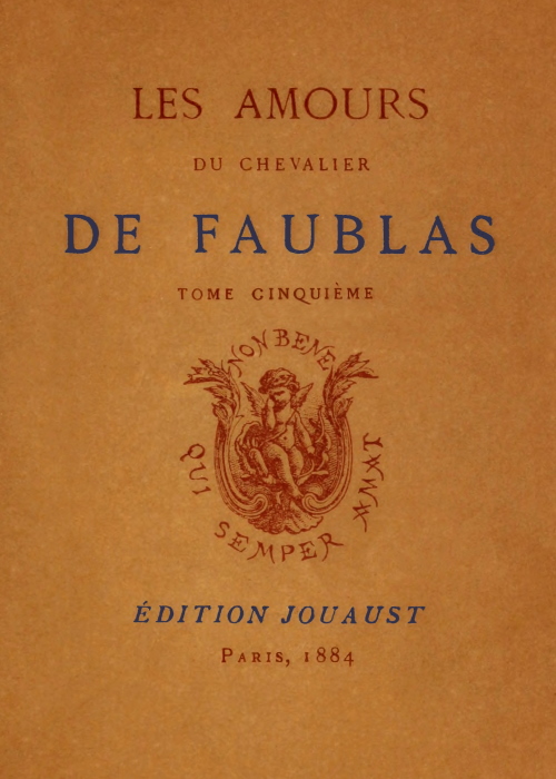 Les amours du chevalier de Faublas, tome 5/5