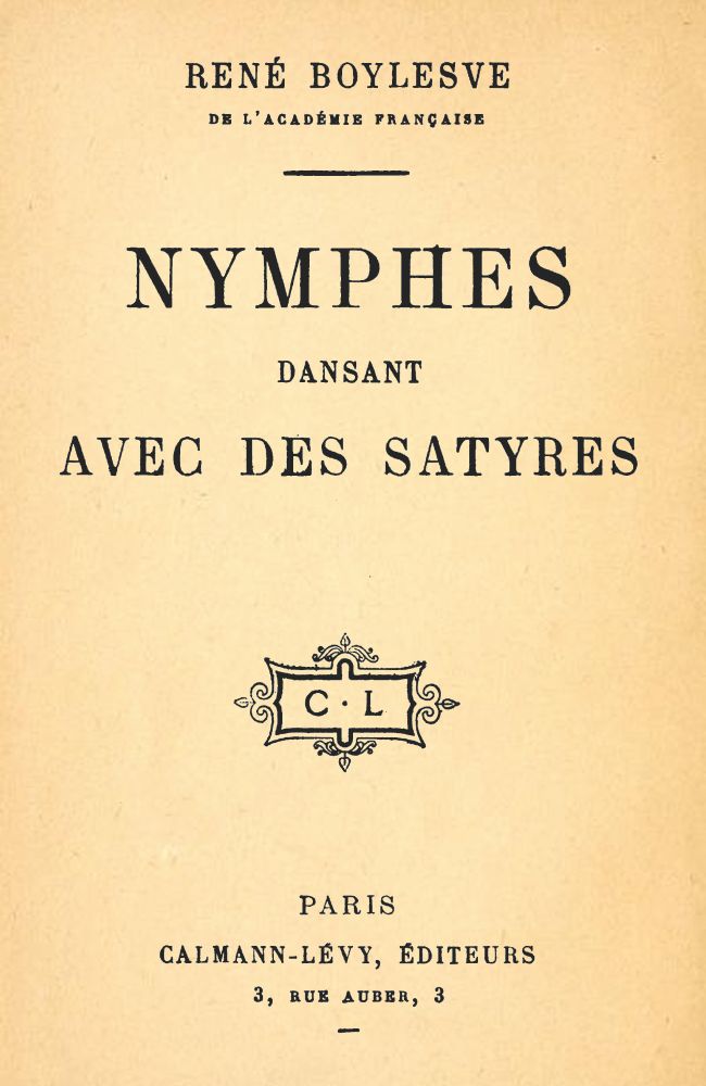 Nymphes dansant avec des satyres