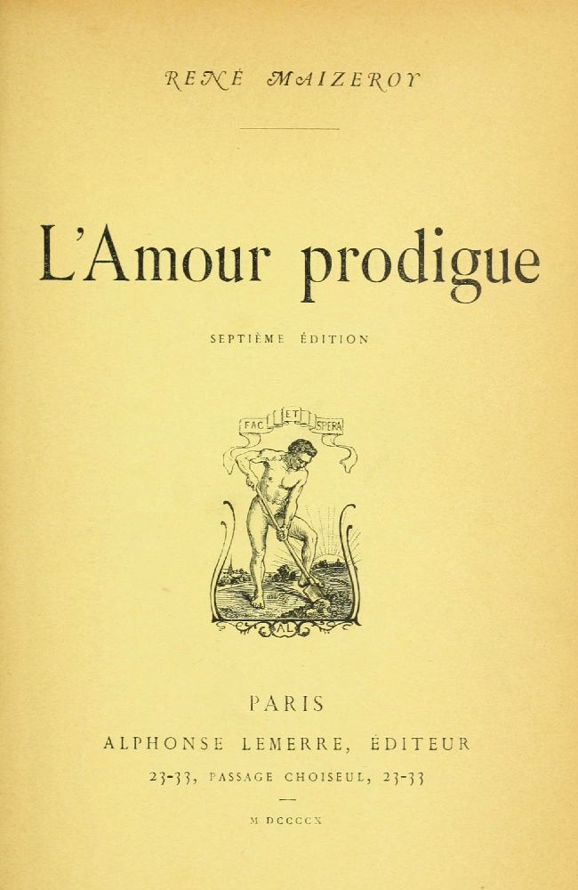 L'amour prodigue