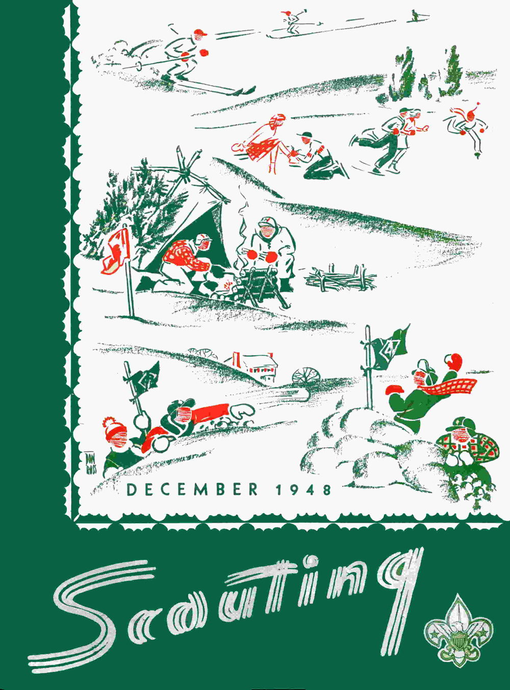 Scouting Magazine, December, 1948, Vol. 36, No. 10