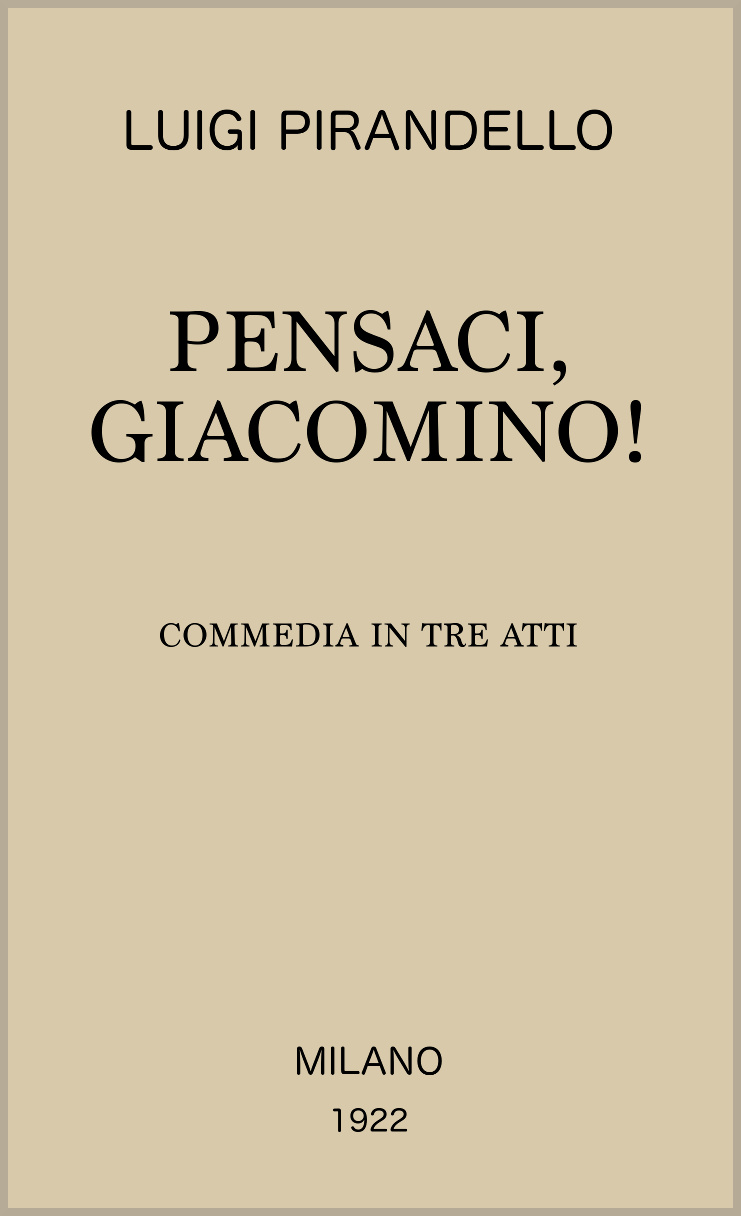 Pensaci, Giacomino!