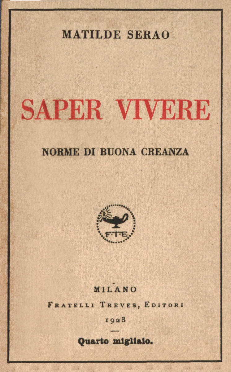 Saper vivere: Norme di buona creanza