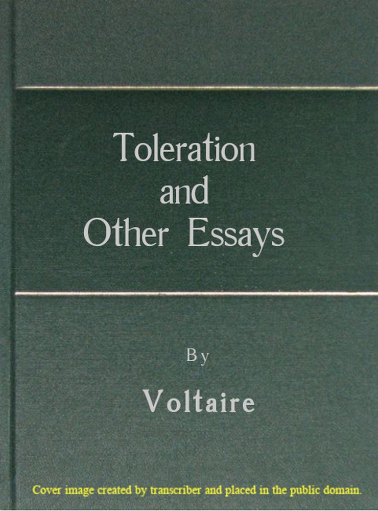 Toleration and other essays