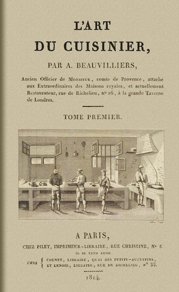 L'Art du Cuisinier, Volume 1