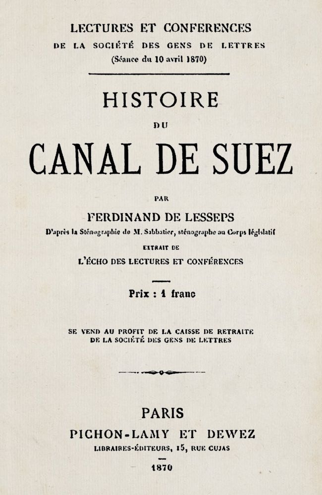 Histoire du Canal de Suez
