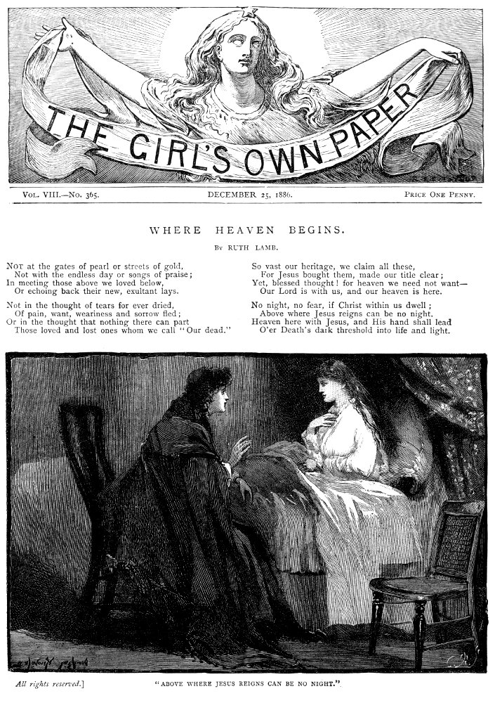 The Girl's Own Paper, Vol. VIII, No. 365, December 25, 1886