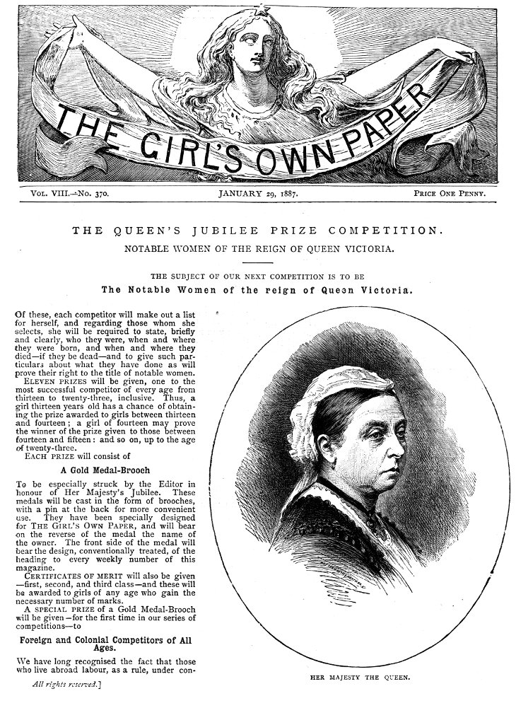 The Girl's Own Paper, Vol. VIII, No. 370, January 29, 1887