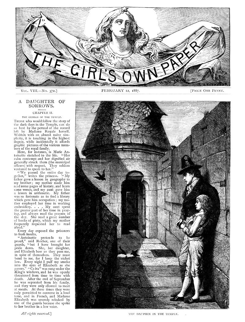 The Girl's Own Paper, Vol. VIII, No. 372, February 12, 1887