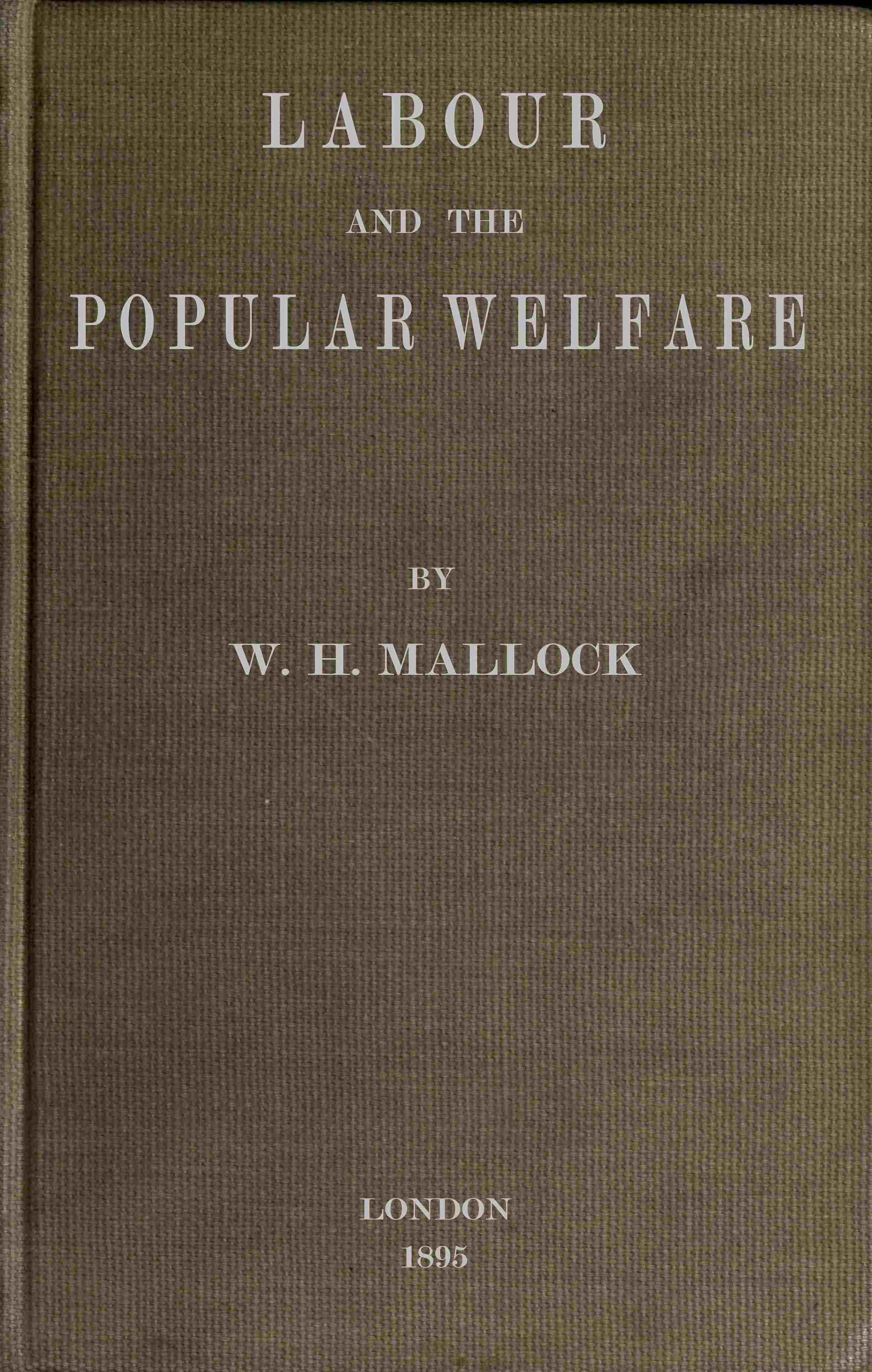 Labour and the Popular Welfare