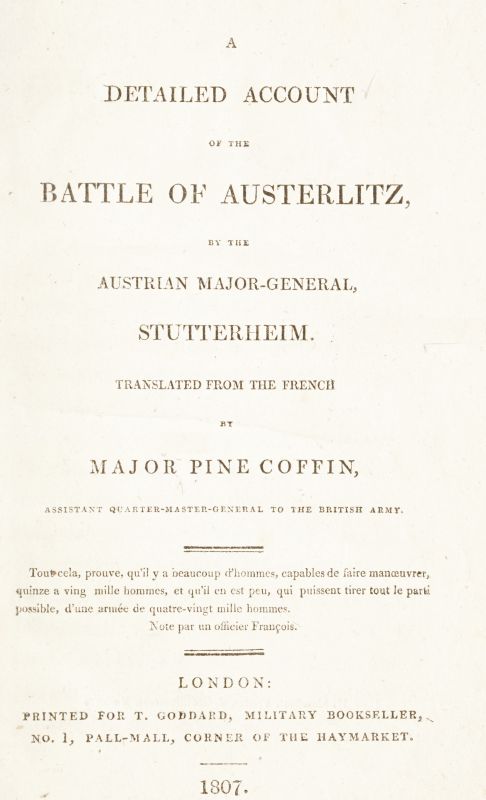 A Detailed Account of the Battle of Austerlitz