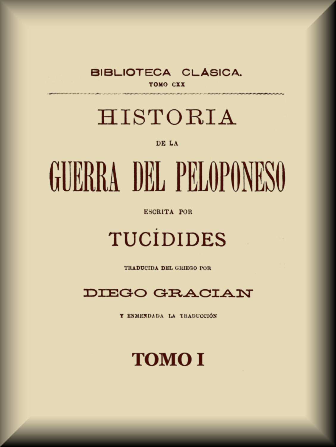 Historia de la guerra del Peloponeso (1 de 2)