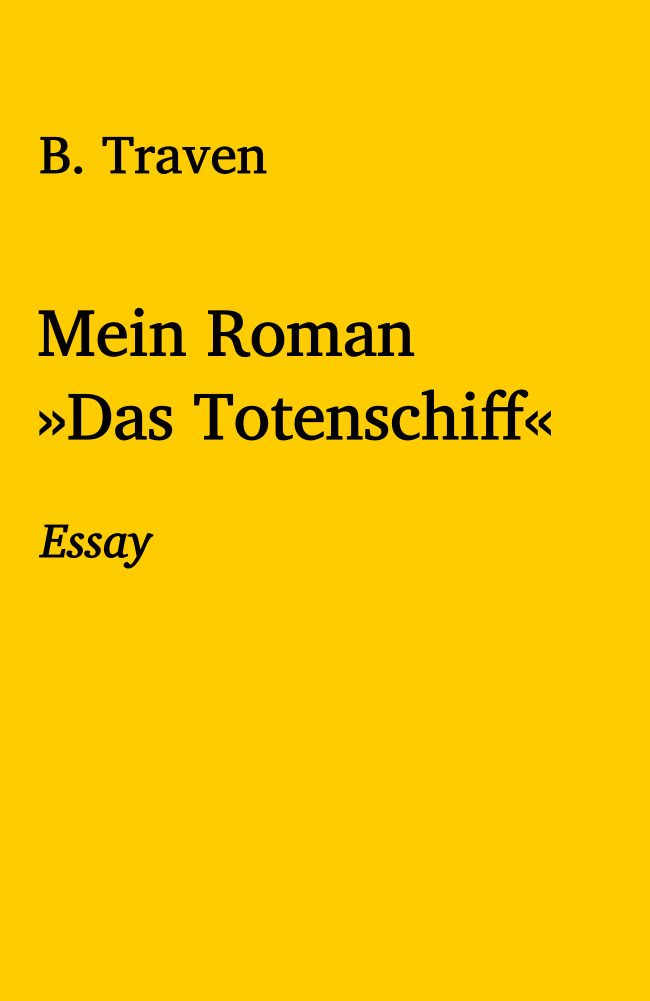 Mein Roman »Das Totenschiff«