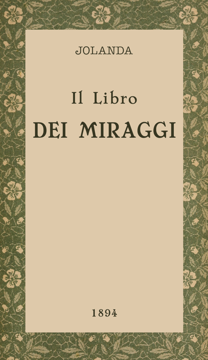 Il libro dei miraggi