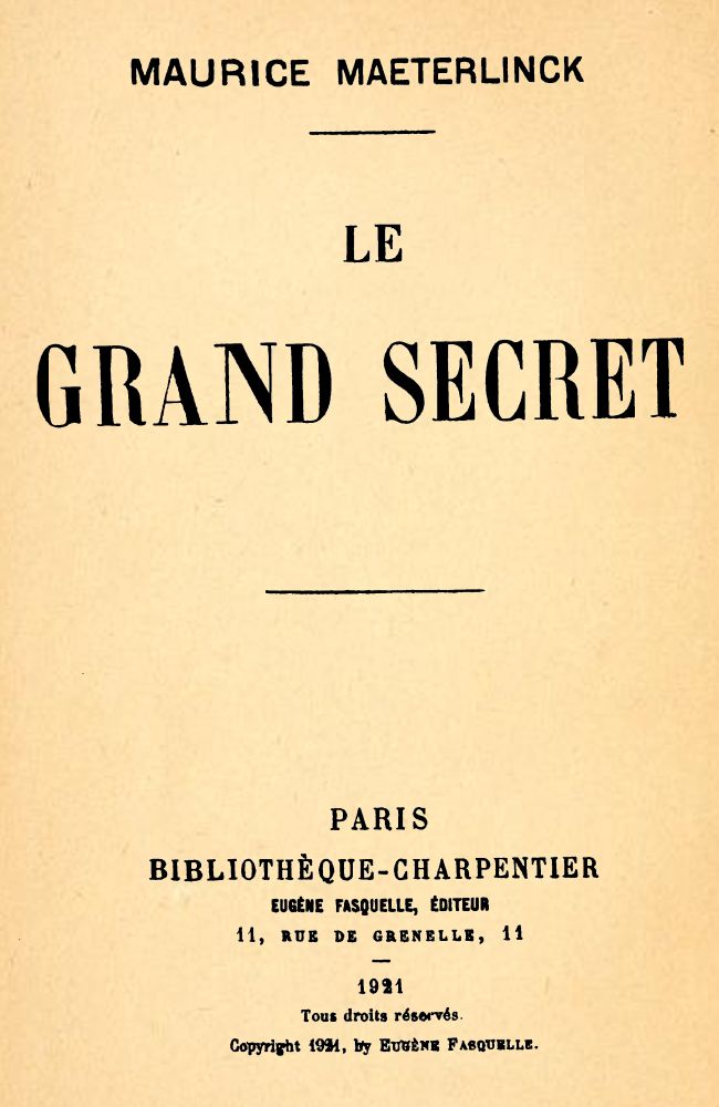 Le grand secret