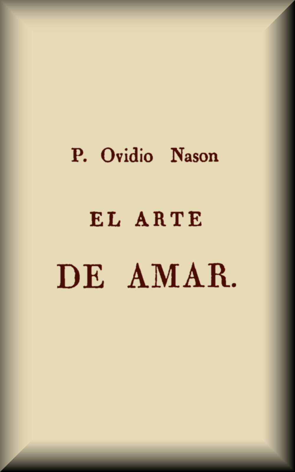 El arte de amar