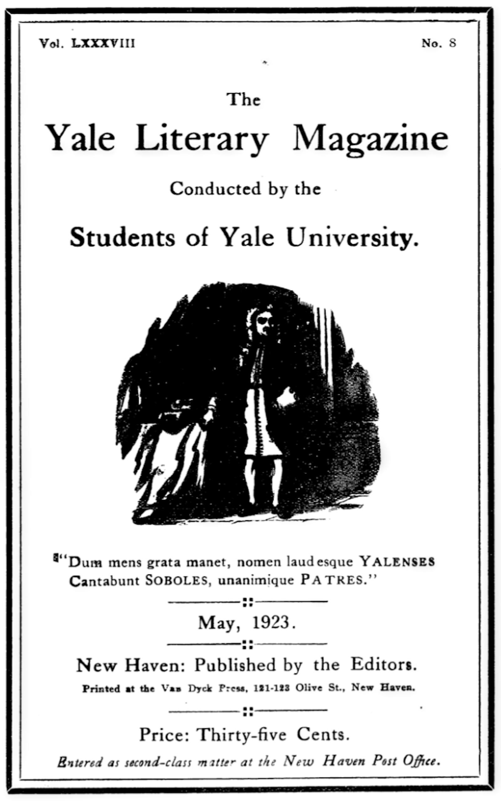 The Yale Literary Magazine (Vol. LXXXVIII, No. 8, May 1923)