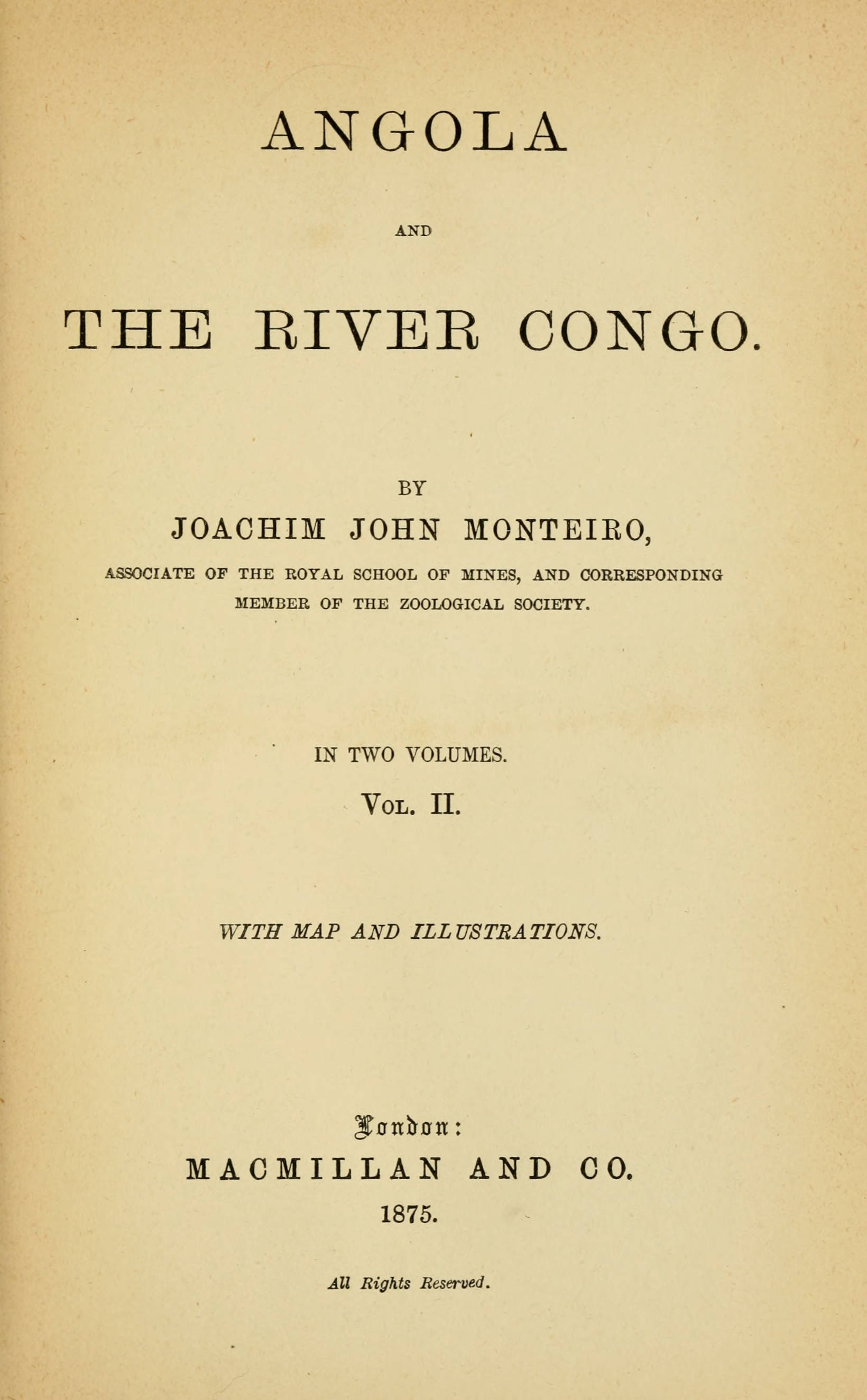 Angola and the River Congo, vol. 2