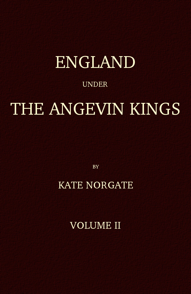 England under the Angevin Kings, Volume II