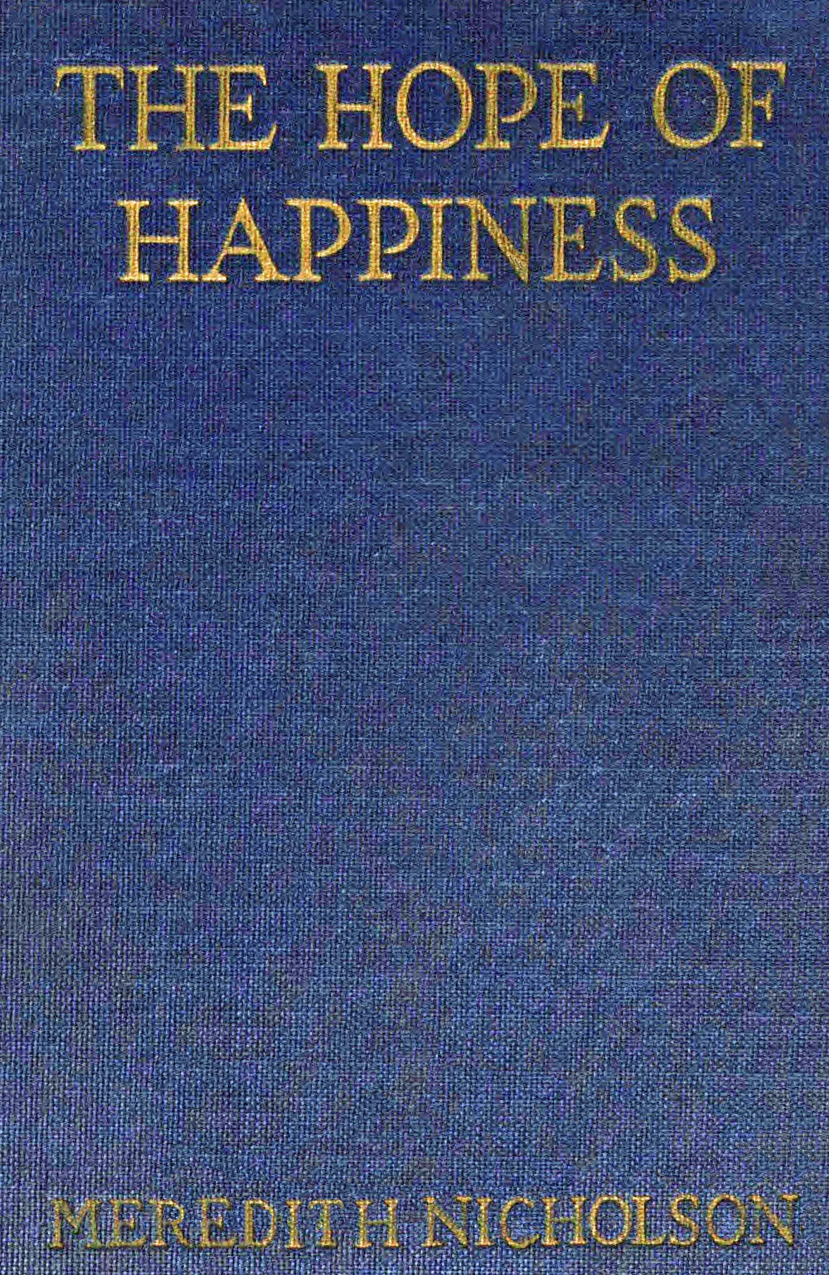 The hope of happiness