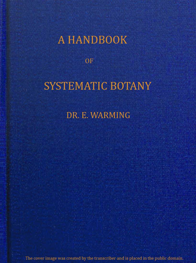 A handbook of systematic botany