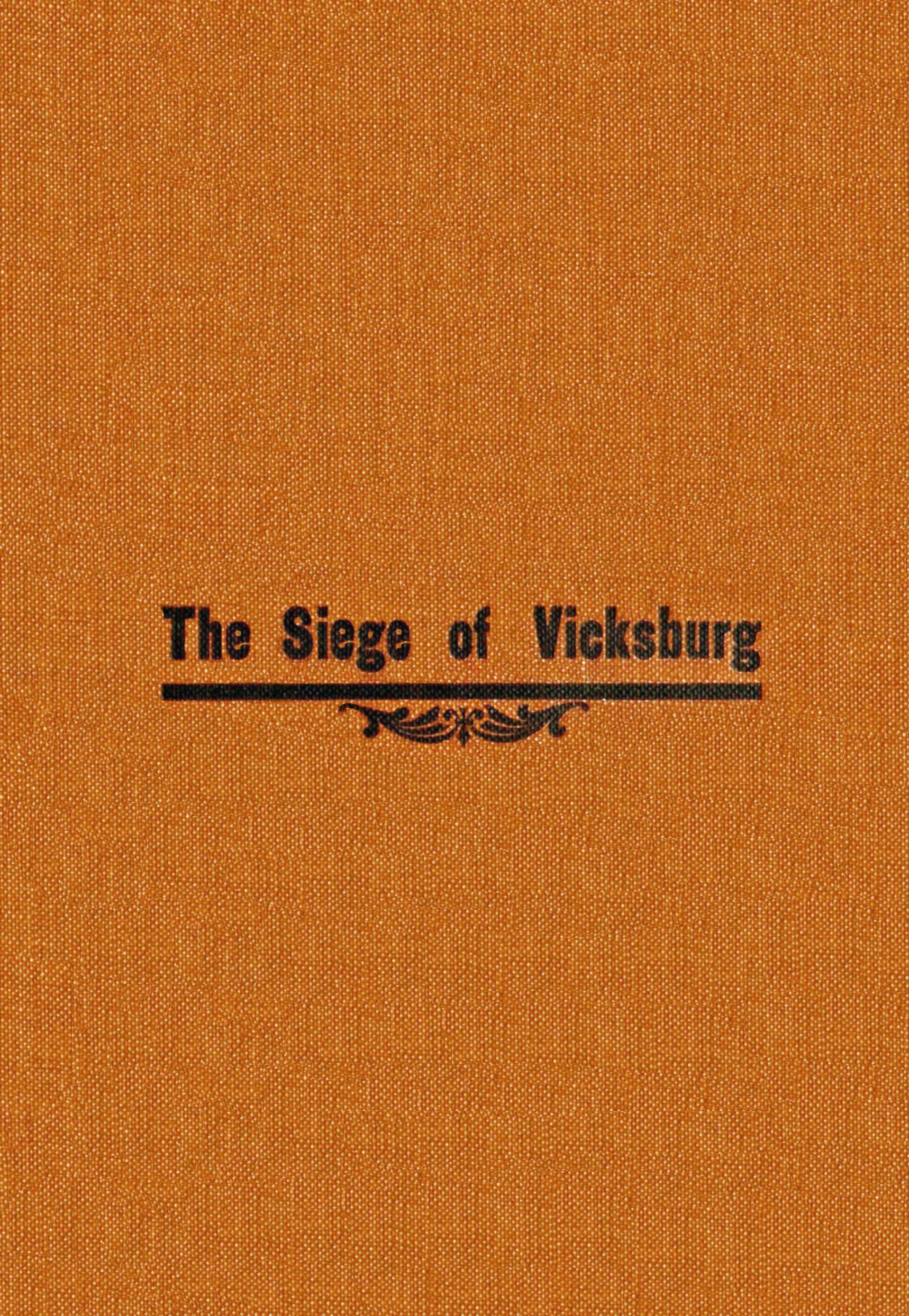 The siege of Vicksburg, from the diary of Seth J. Wells