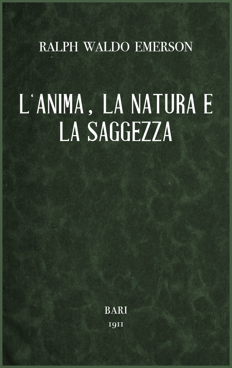 L'anima, la natura e la saggezza