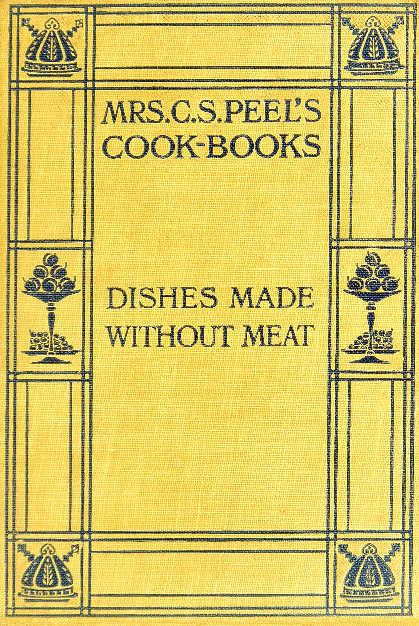 Dishes made without meat