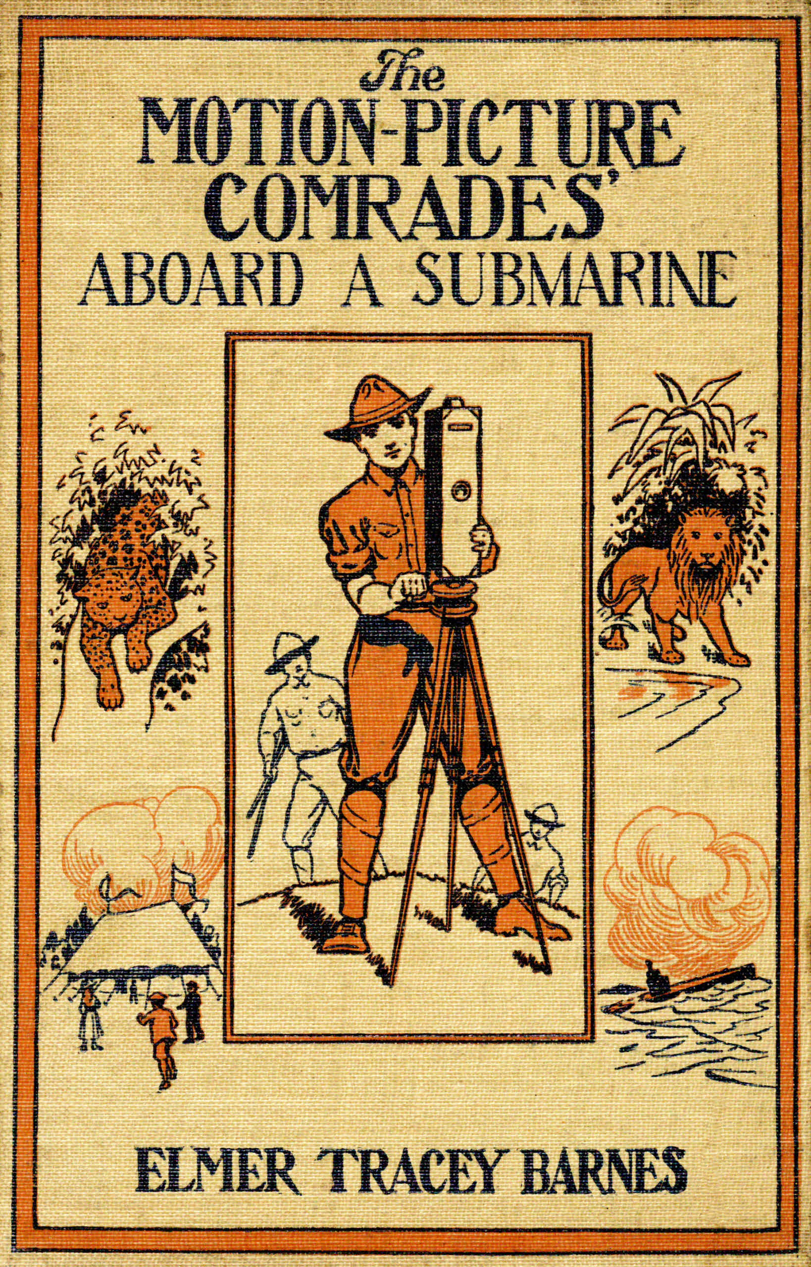 The motion picture comrades aboard a submarine&#10;or, Searching for treasure under the sea