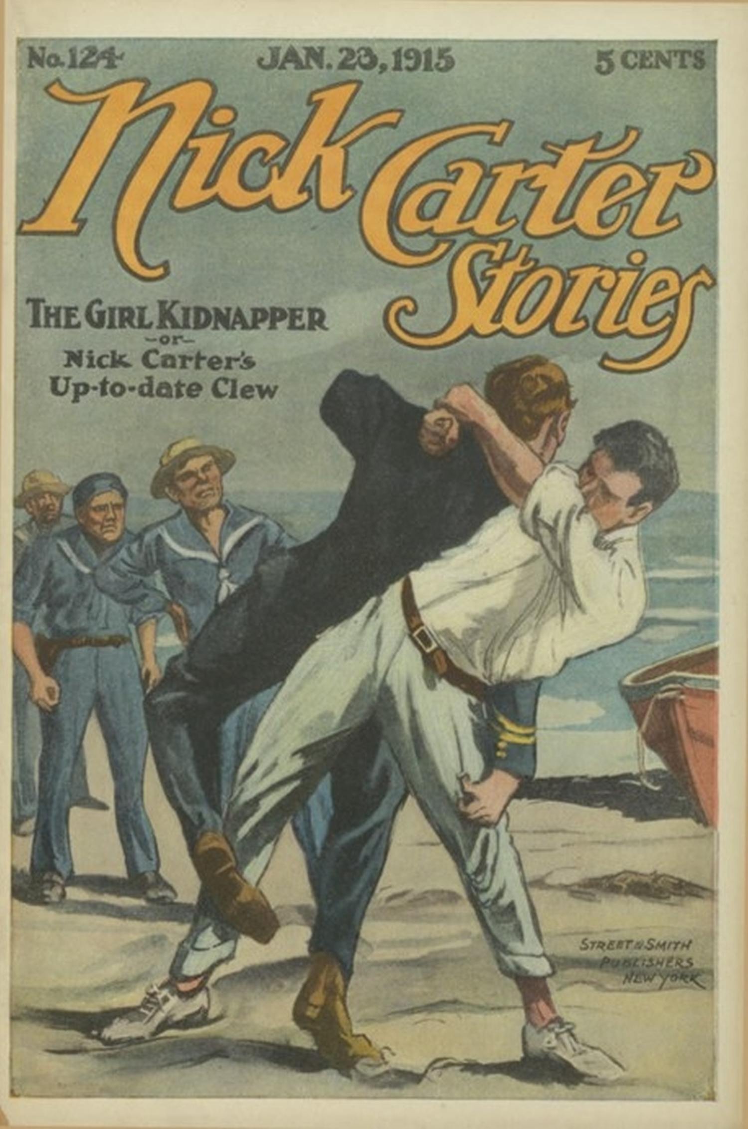 Nick Carter Stories No. 124, January 23, 1915: The girl kidnaper; or, Nick Carter's up-to-date clew.