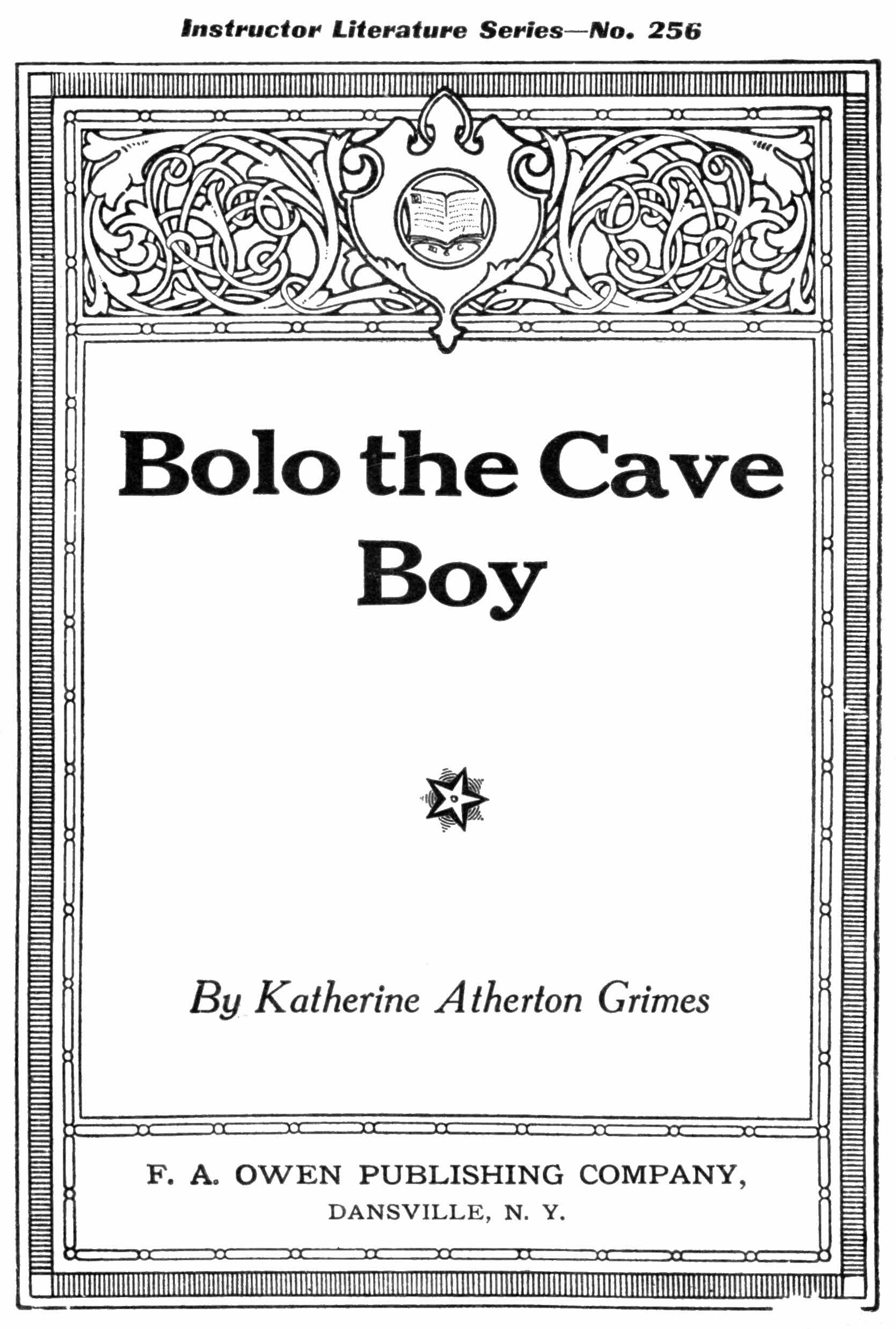 Bolo the cave boy